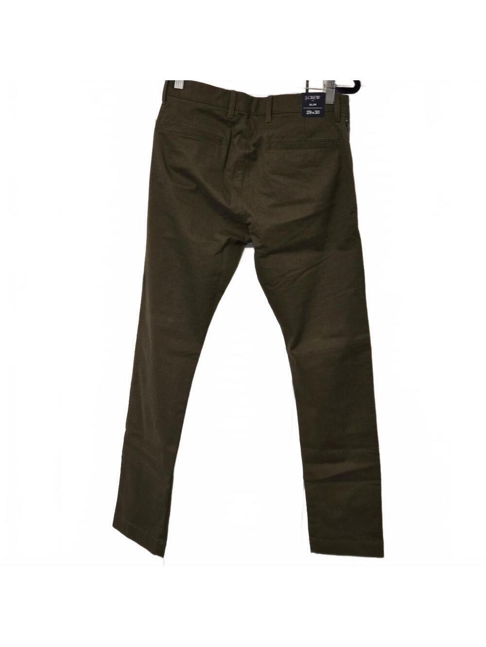 J. Crew Slim Flex TruTemp365 Pants 29x30 Olive Green Mens NWT - Picture 2 of 7